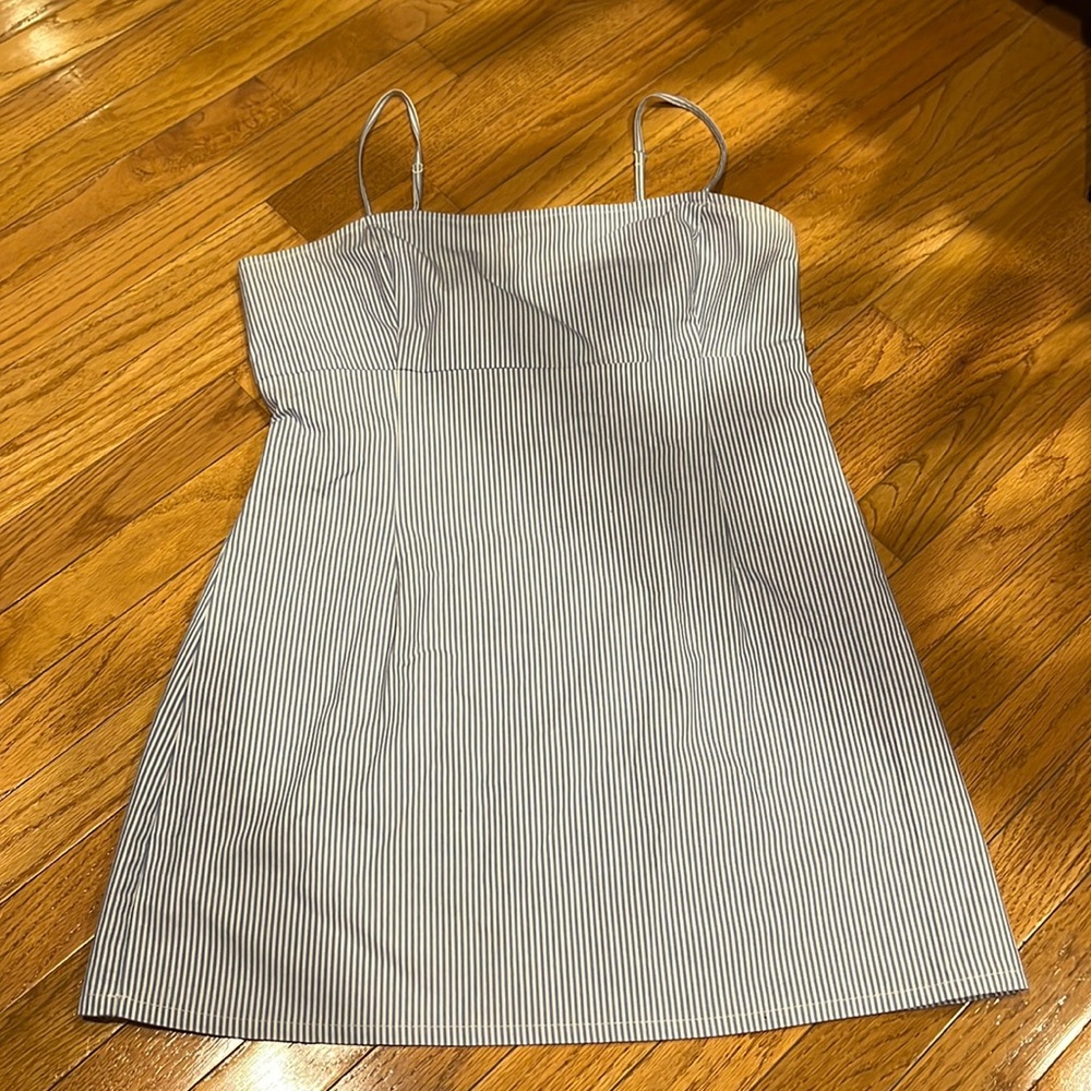 Pinstriped summer dress